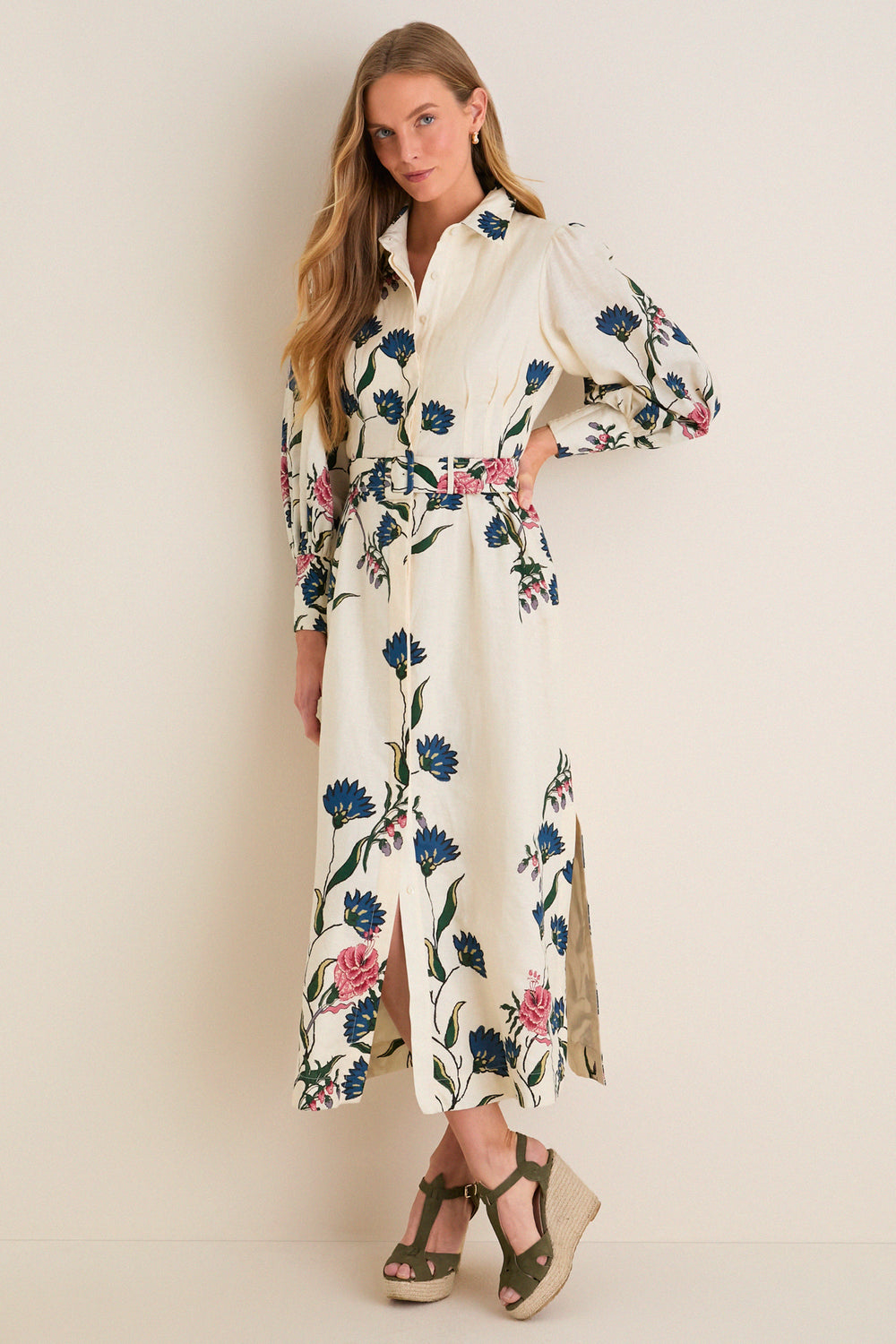 Belle Bouquet Cotton Linen Therese Dress | Tuckernuck Belle Bouquet Cotton Linen Therese Dress | Tuckernuck