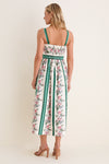 Belle Bouquet Stripe Cotton Maria Dress