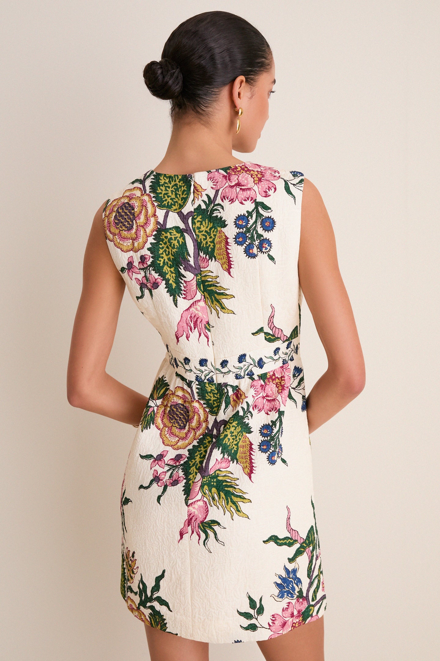 Belle Bouquet Jacquard Victorie Mini Dress