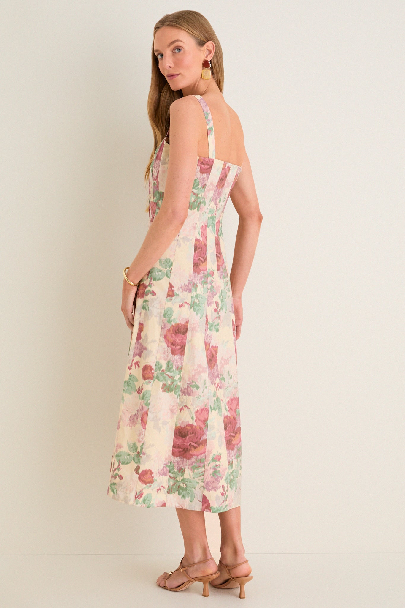 edith maxi dress Altar'd State | Edith Floral Maxi Dress | BLUE-MULTI | Material: Self: 100% Polyester; Lining: 100% Rayon