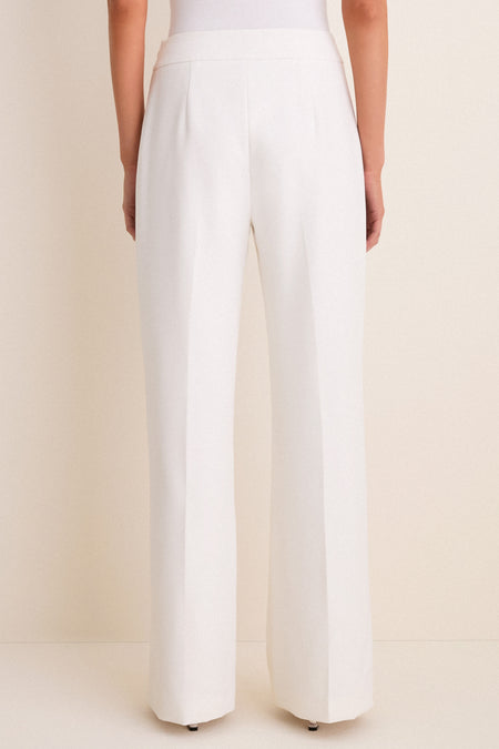 White Crepe Erin Pant