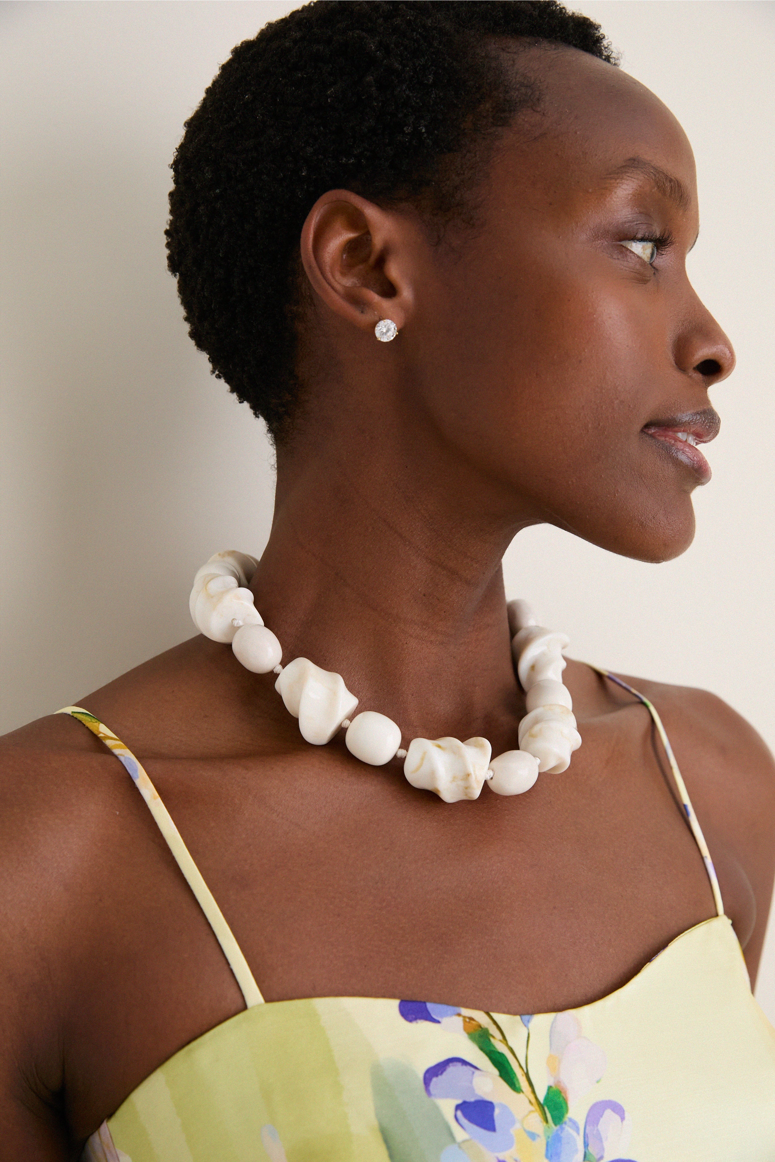 White Salamanca Necklace
