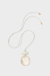 White Lune Cord Necklace