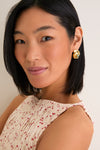 Gold Nautilus Stud Earrings