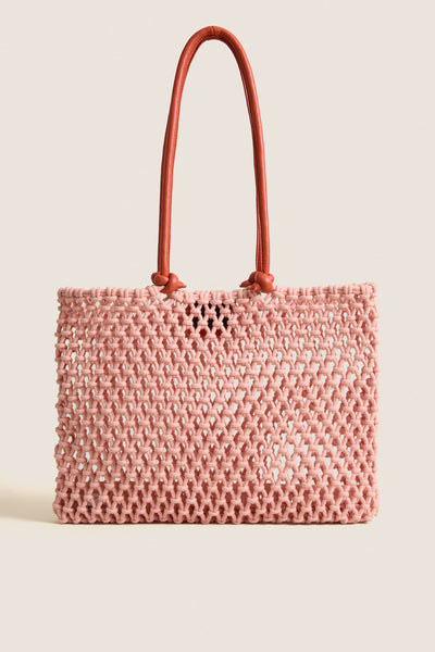 Blush with Bright Poppy Sandy Bag | Clare V