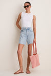 Blush with Bright Poppy Sandy Bag