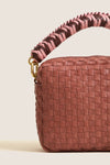 Exclusive Rose Clay Midi Sac with Braided Strap