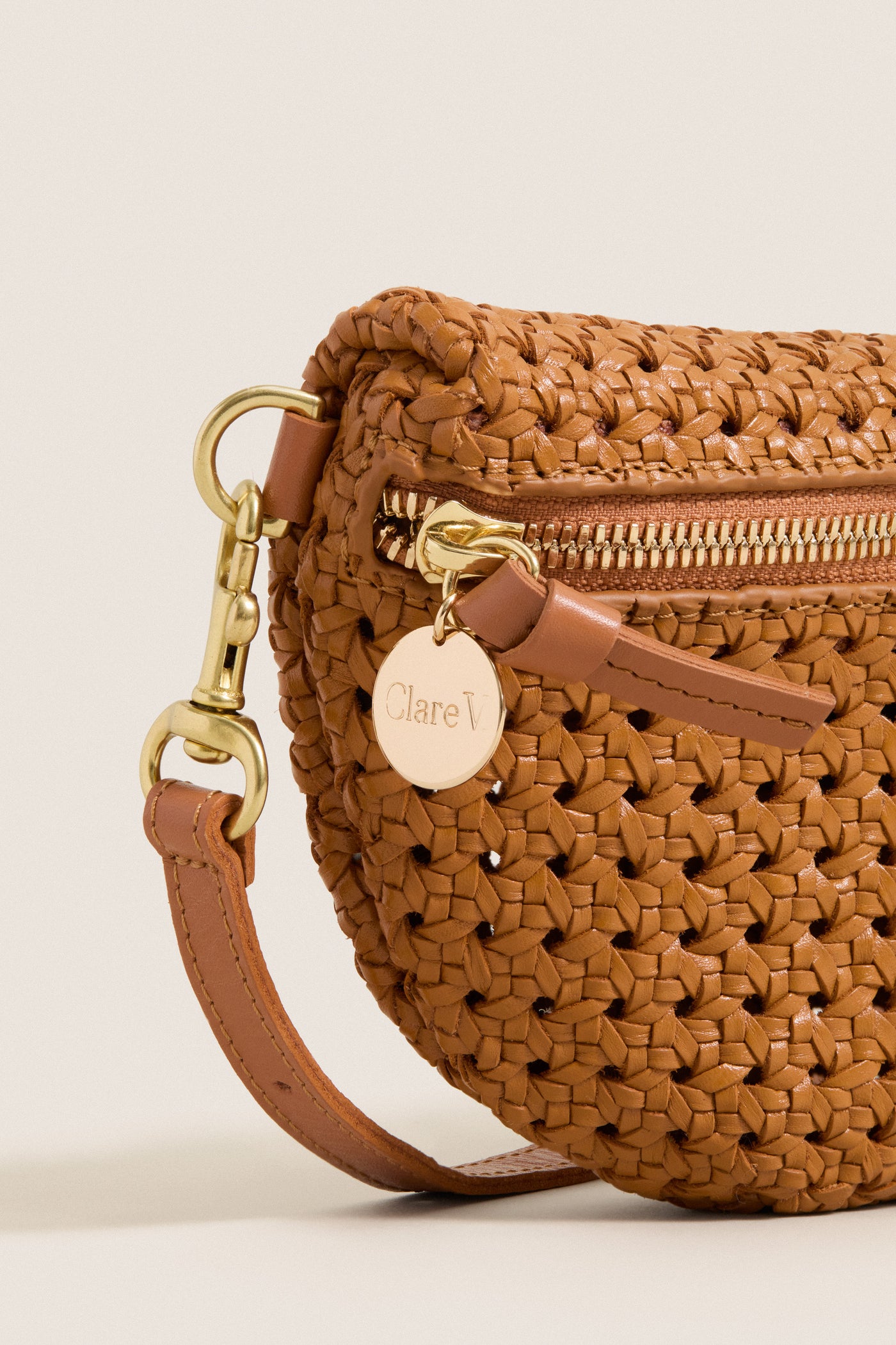 Tan Petite Fanny Bag