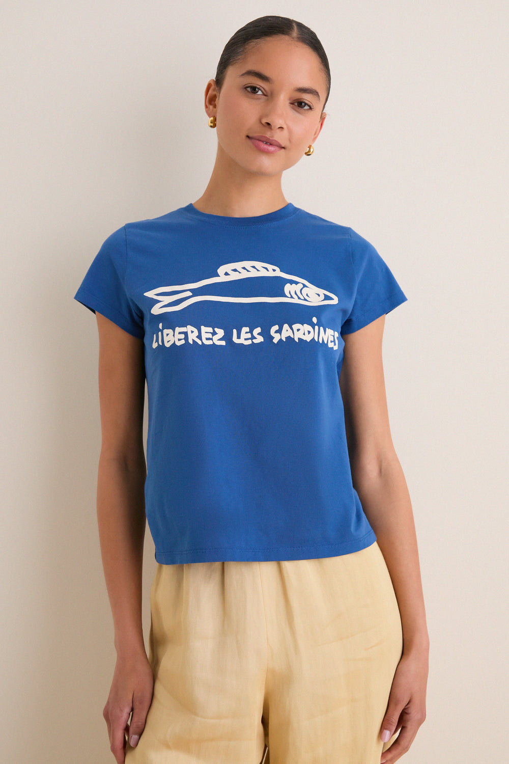 French Blue Librez les Sardines Classic Tee