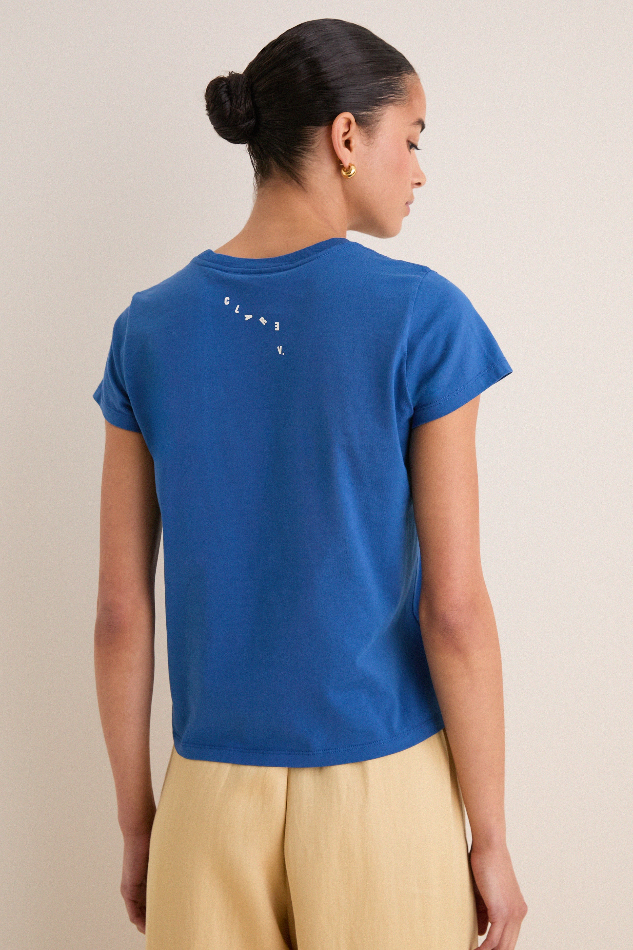 French Blue Librez les Sardines Classic Tee | Clare V