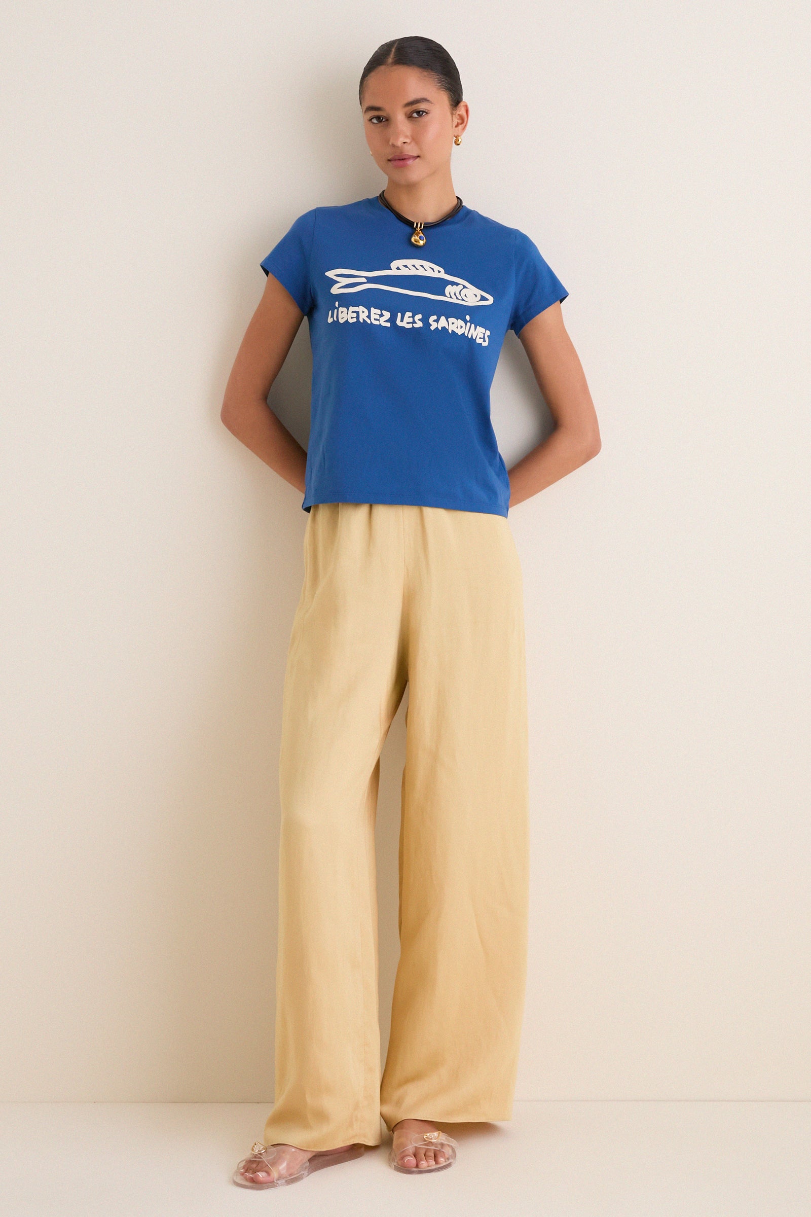 French Blue Librez les Sardines Classic Tee