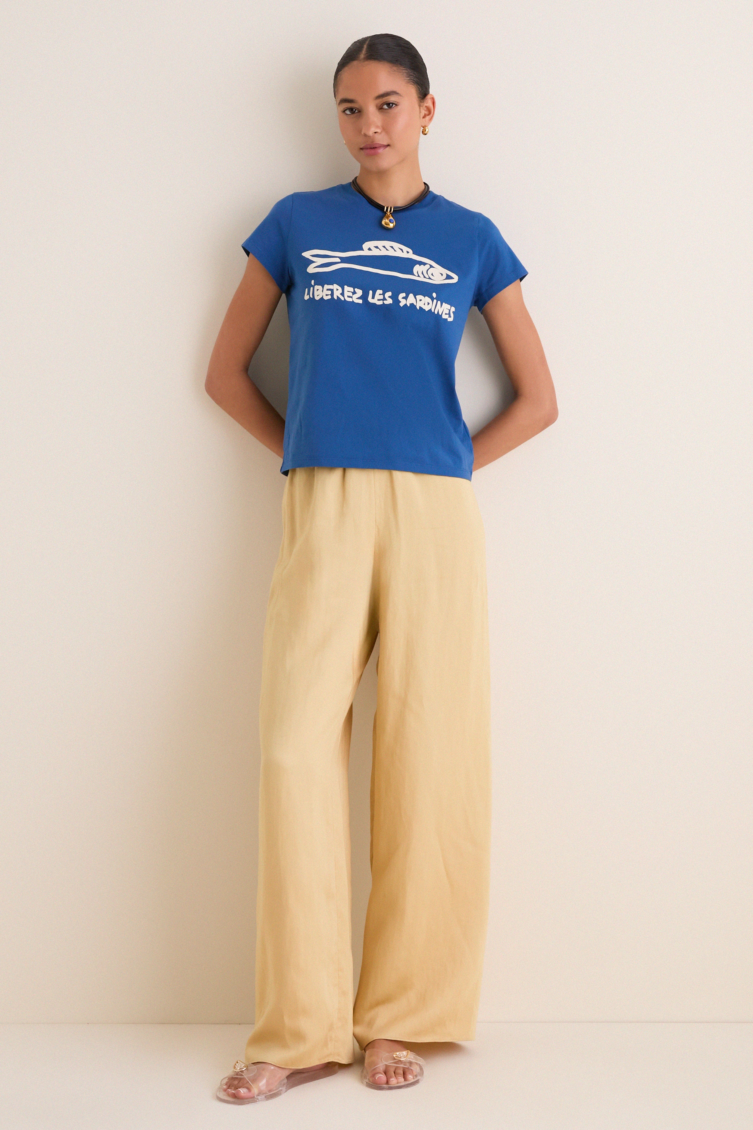 French Blue Librez les Sardines Classic Tee