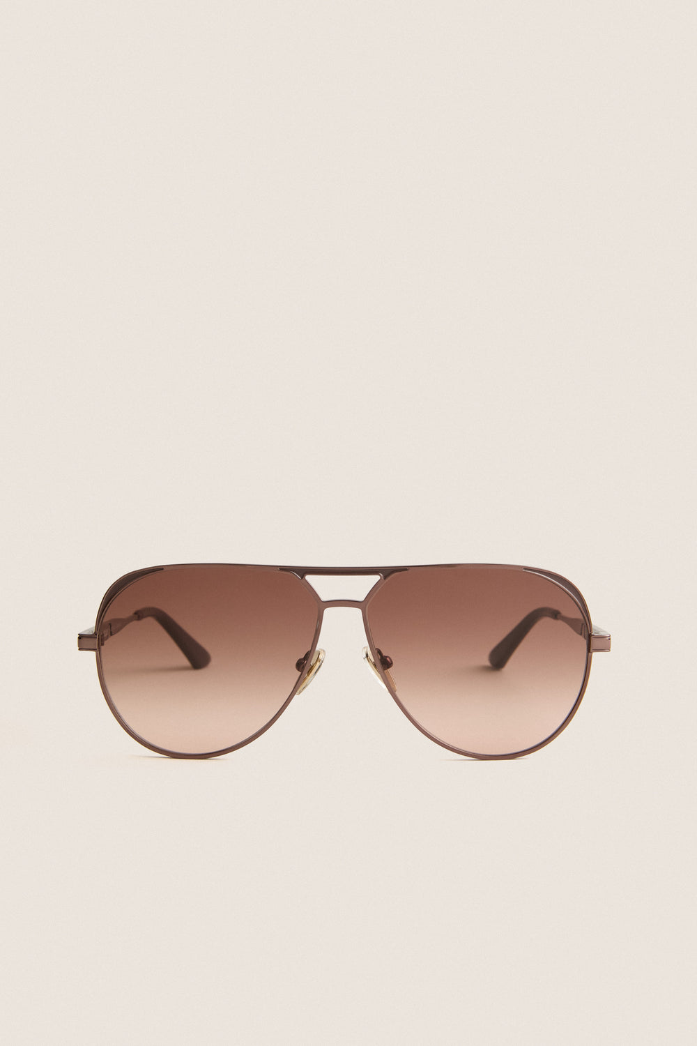 Chocolate Open Tab Sunglasses