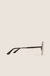 Chocolate Open Tab Sunglasses