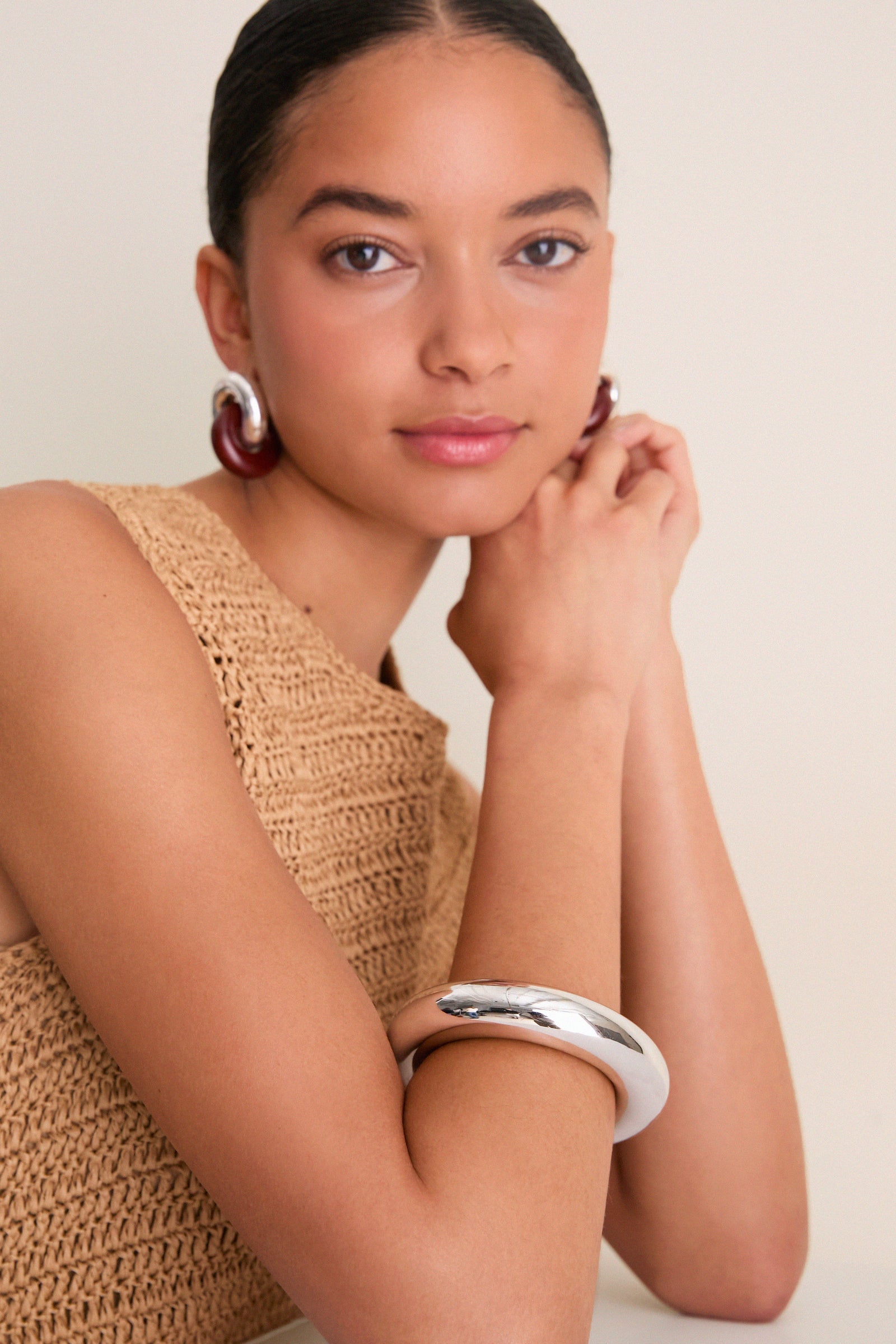 Silver Swell Bangle
