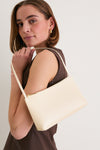 Crema and Ebony Gaia Shoulder Bag