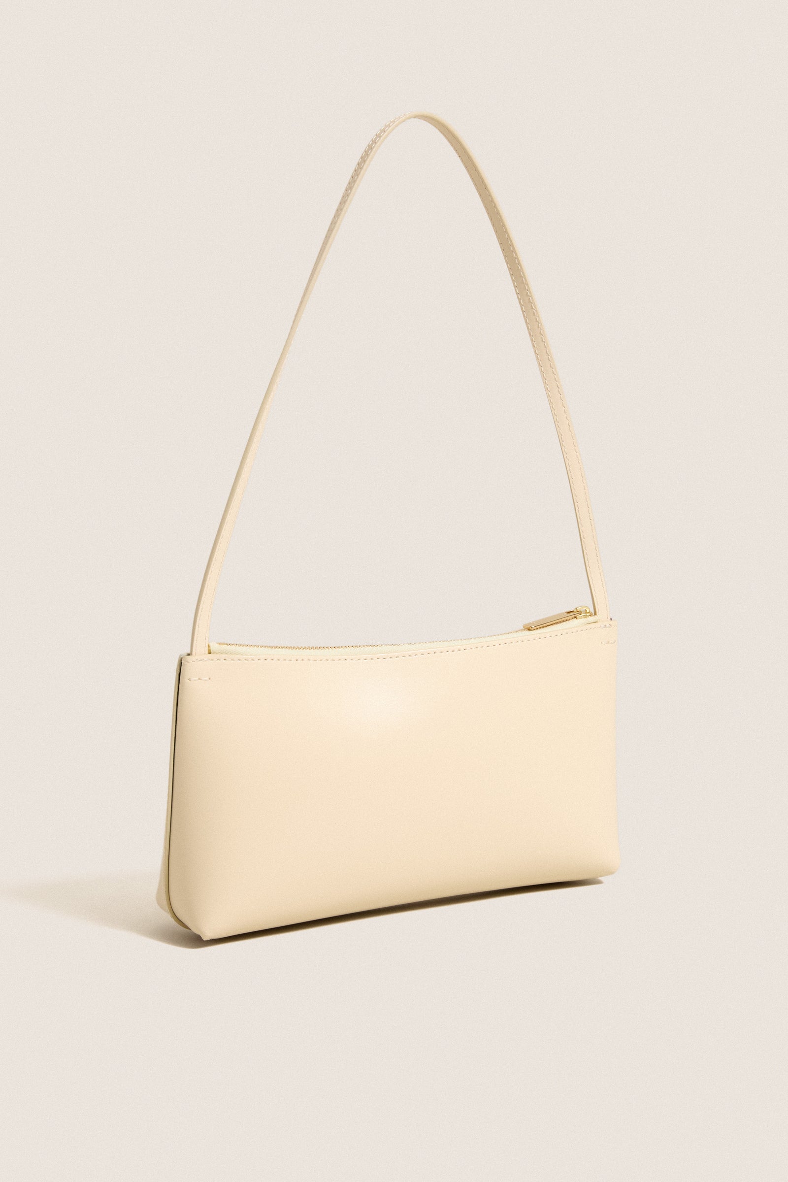 Crema and Ebony Gaia Shoulder Bag