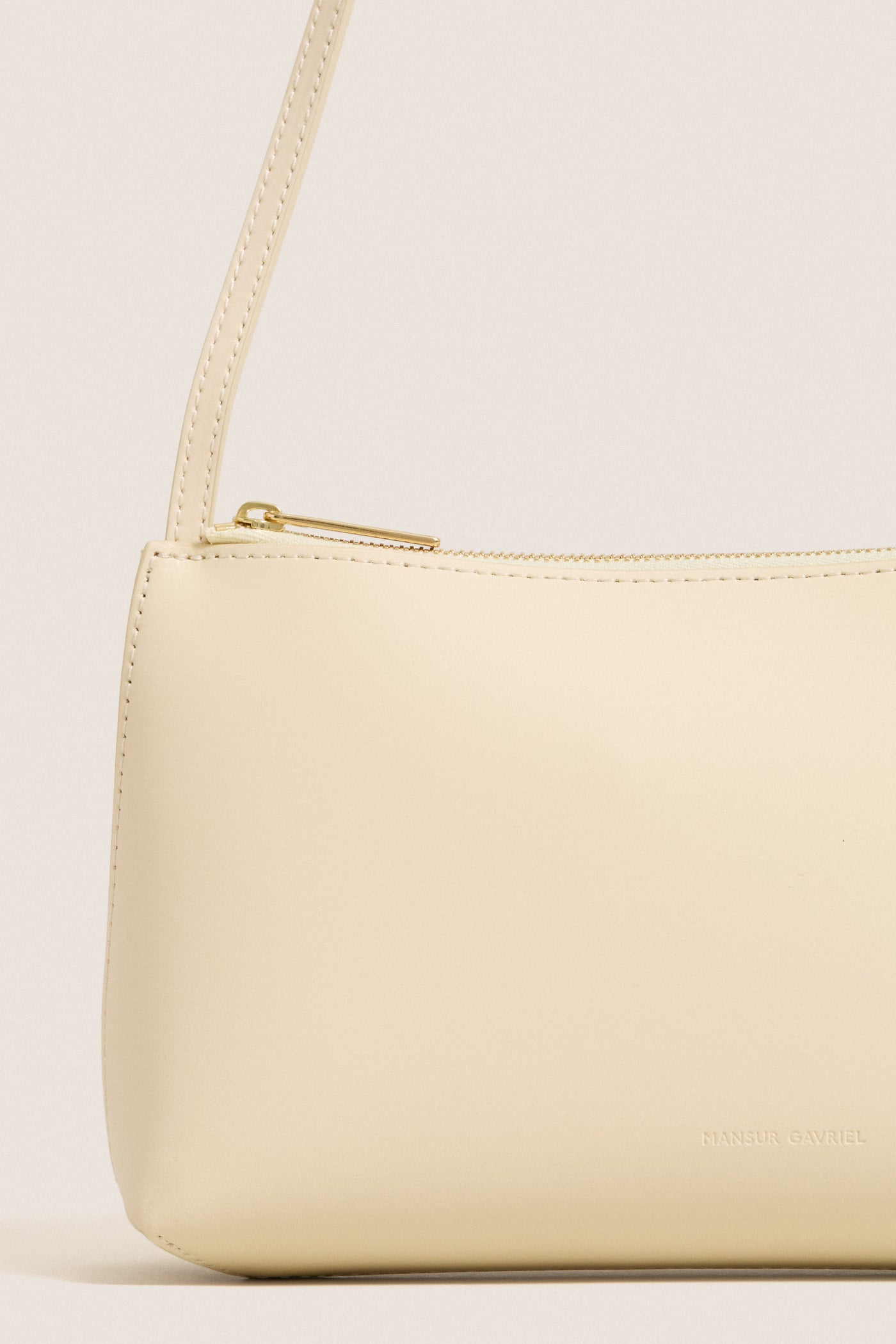 Crema and Ebony Gaia Shoulder Bag