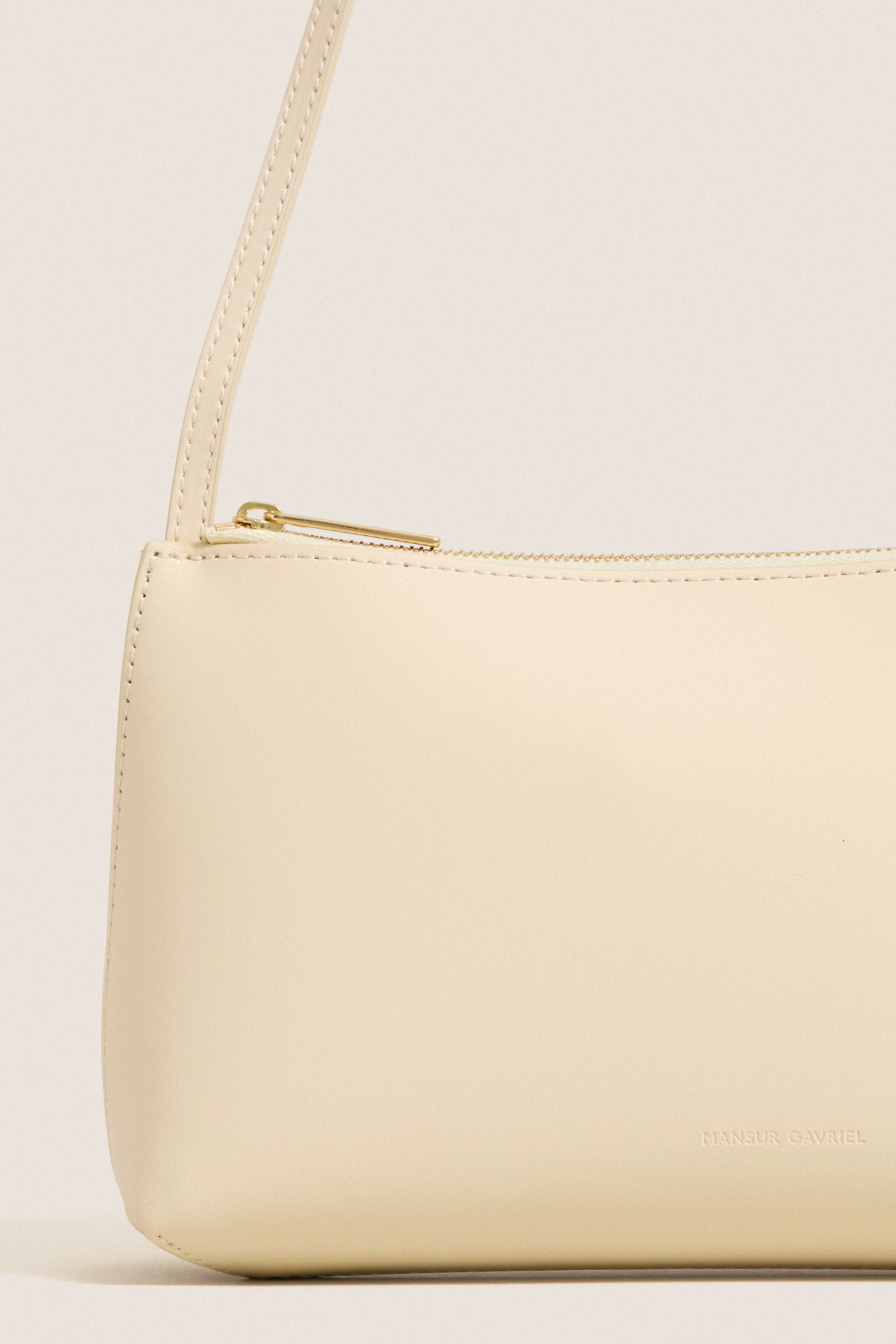 Crema and Ebony Gaia Shoulder Bag