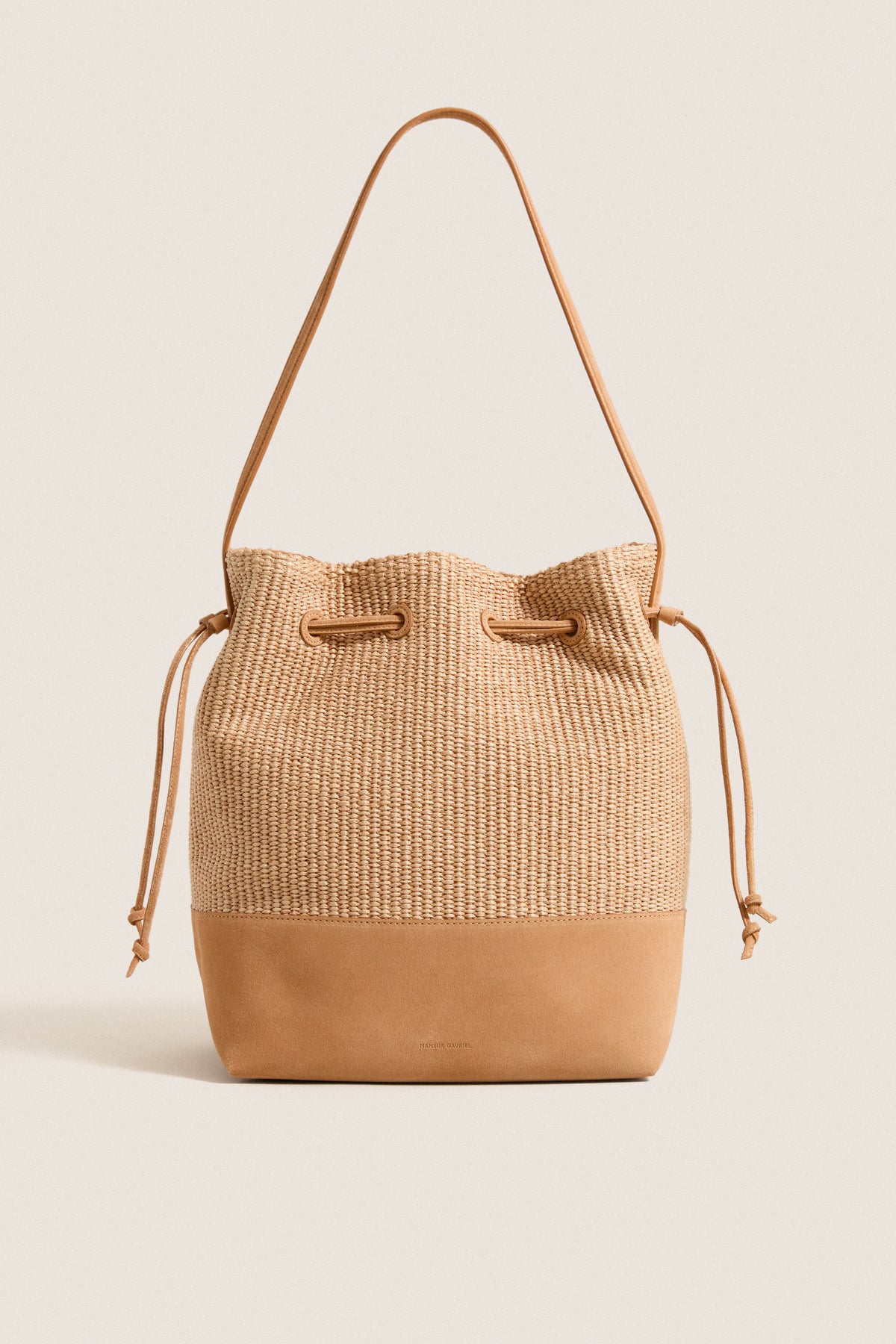Natural Drawstring Cabas
