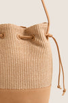 Natural Drawstring Cabas