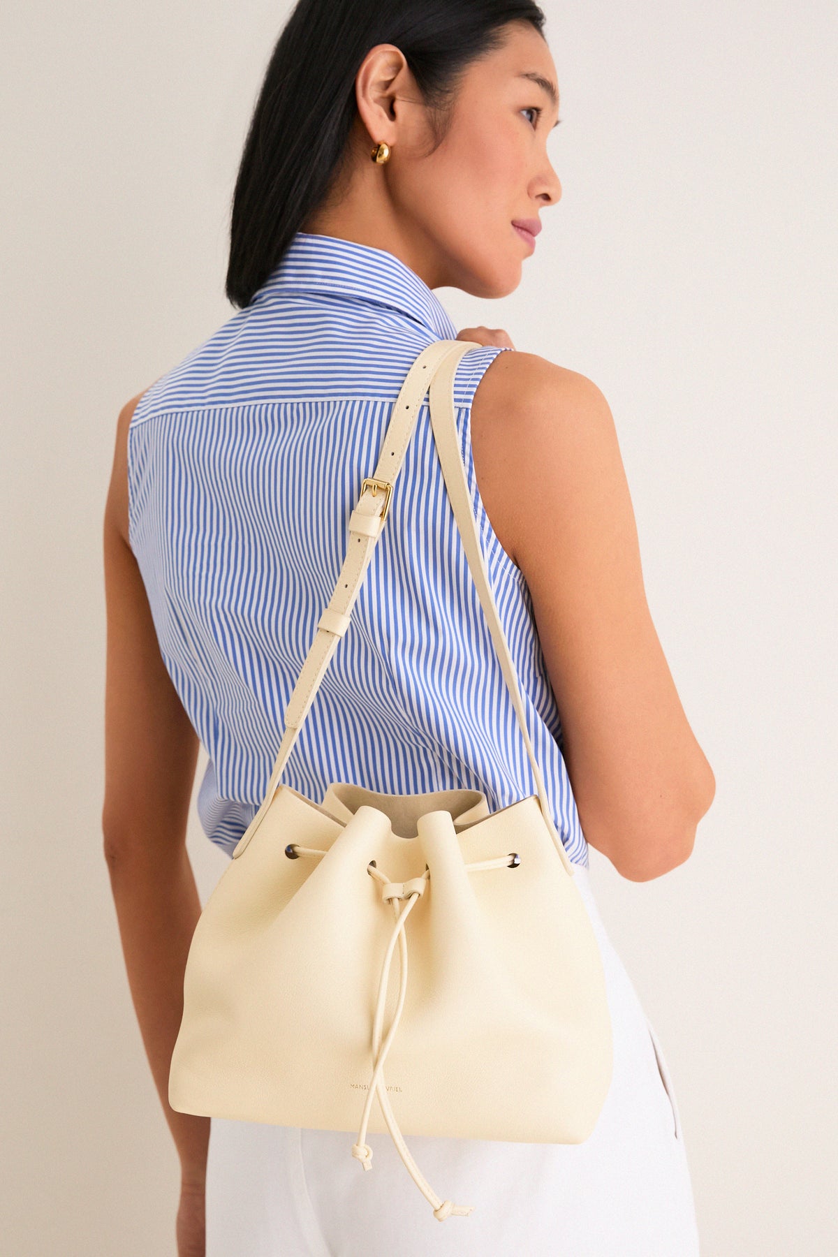 Crema Secchio Crossbody Bag