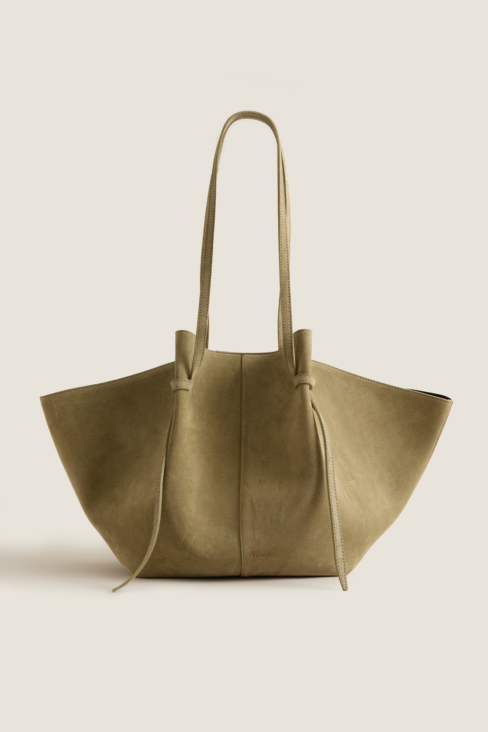 Olive Large Suede Mochi Bag