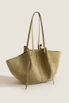 Olive Large Suede Mochi Bag