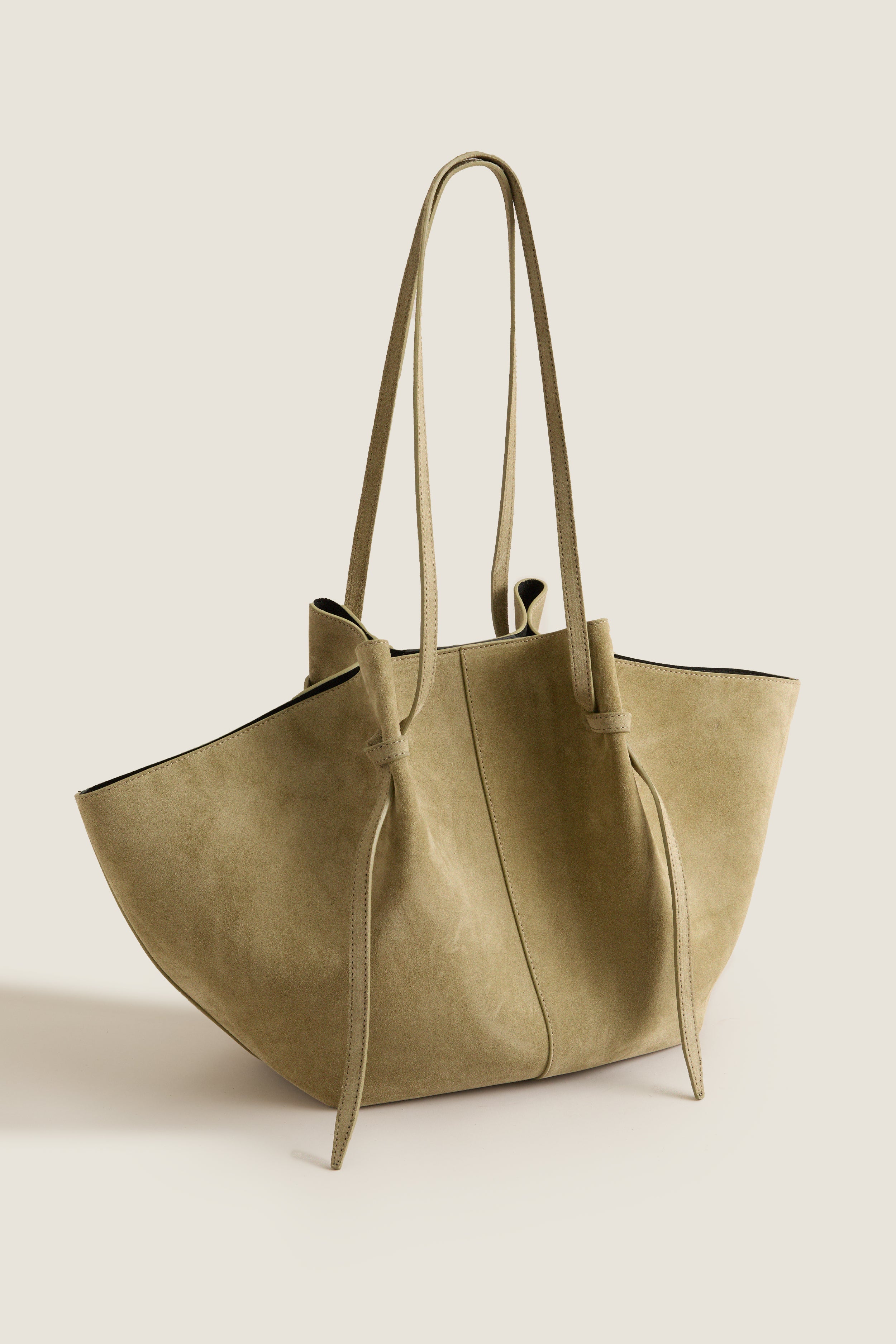 バッグ yuho Olive Large Suede Mochi Bag | Yuzefi