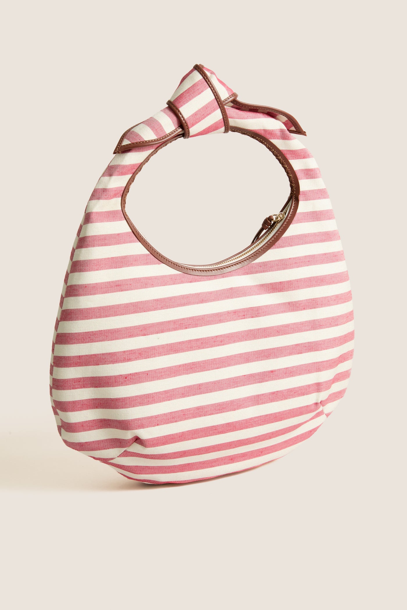 Tomato Stripe Josie Knot Bag