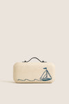 Navy Sail Clutch