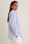 French Blue Stripe Nadine Button Down
