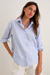 French Blue Stripe Nadine Button Down