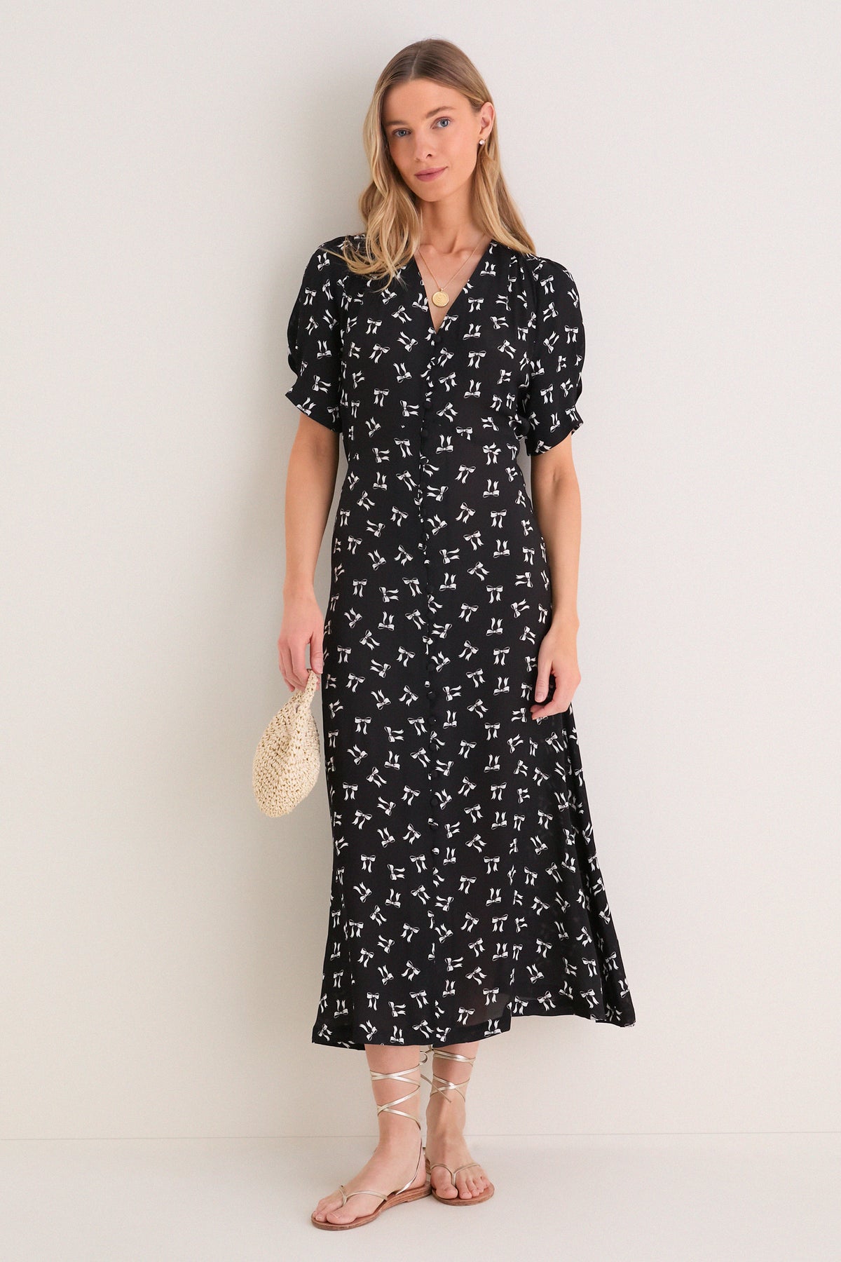 Vintage Bows Tuxedo Luciya Antique Dress