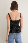 Small Dots Tuxedo + Ivory Jour Peplum Top 2