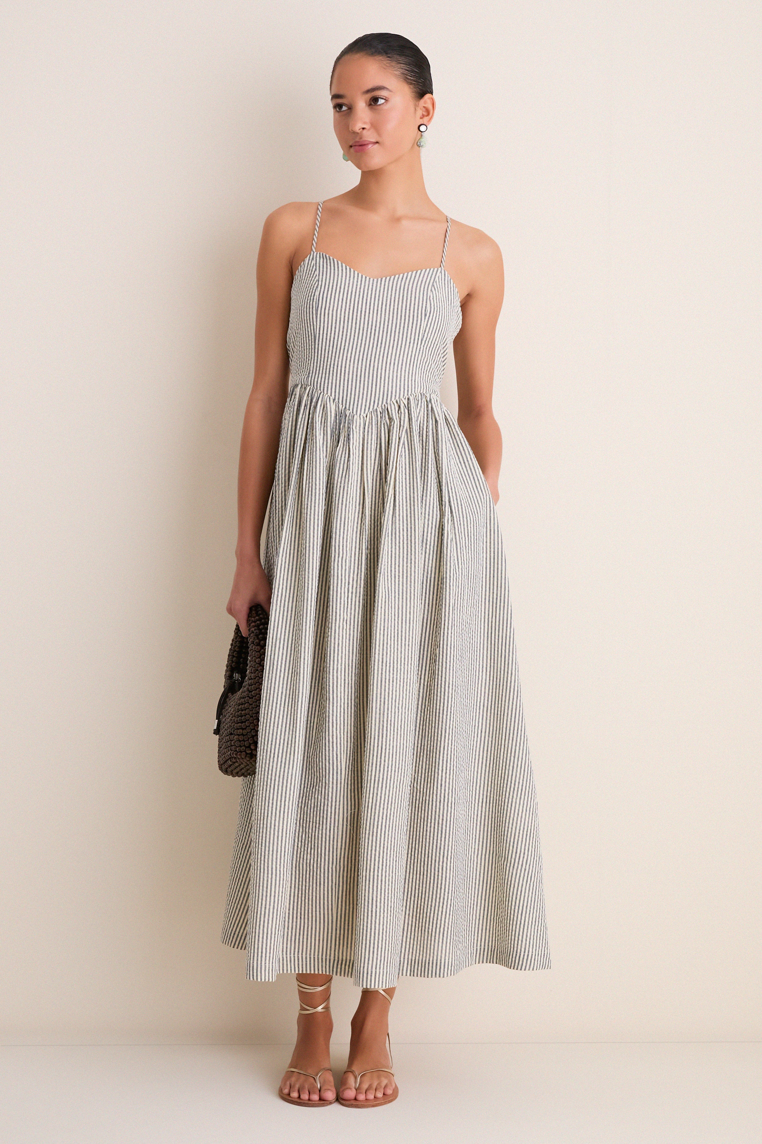 Newburyport Stripe Cotton Day Dress | Love Tomas by Emerson Fry
