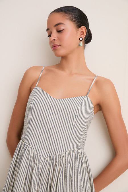 Newburyport Stripe Cotton Day Dress
