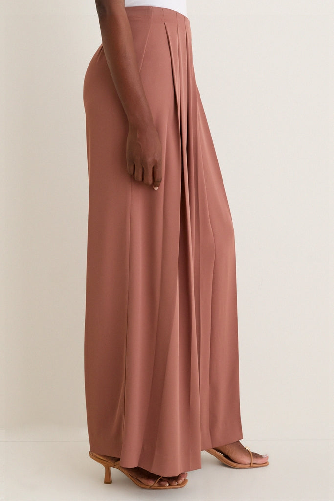 Light Mink Nova Pleated Pant