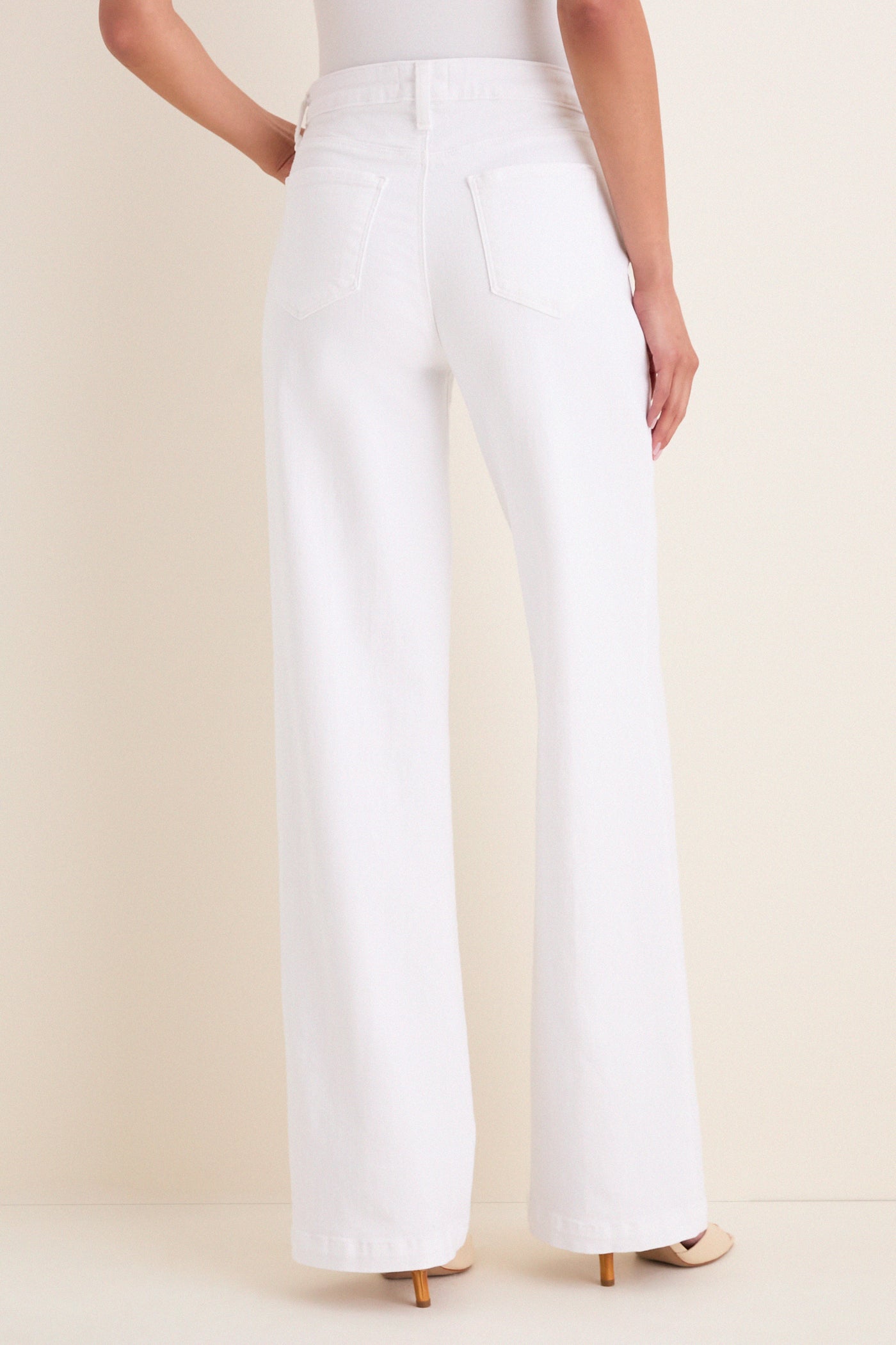 Blanc Scottie High Rise Wide Leg