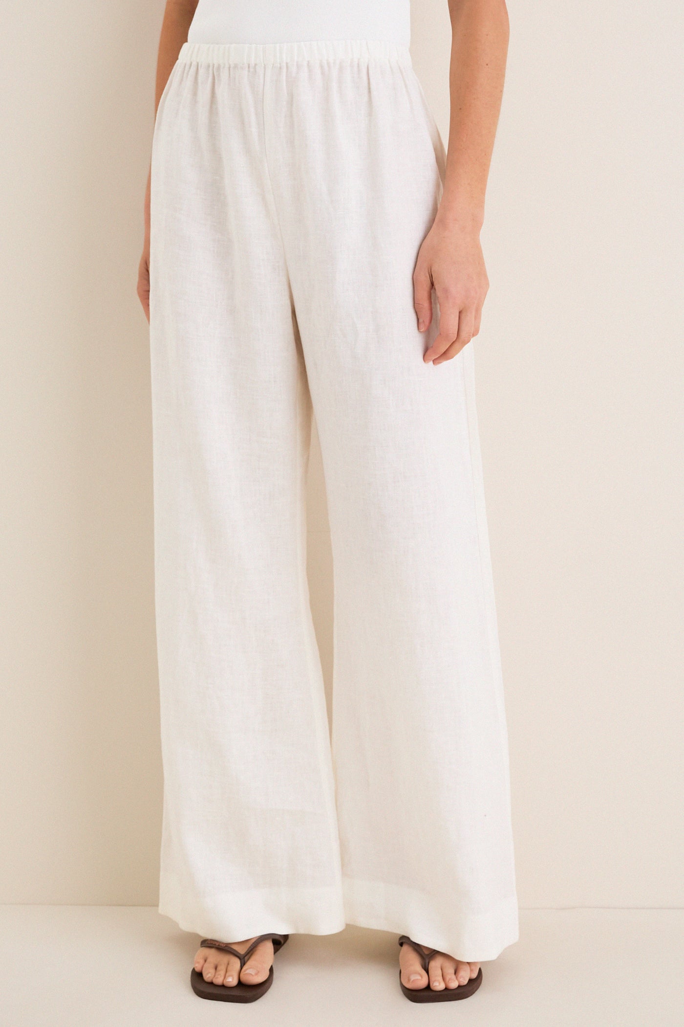 Porcelain Linen Anya Pants