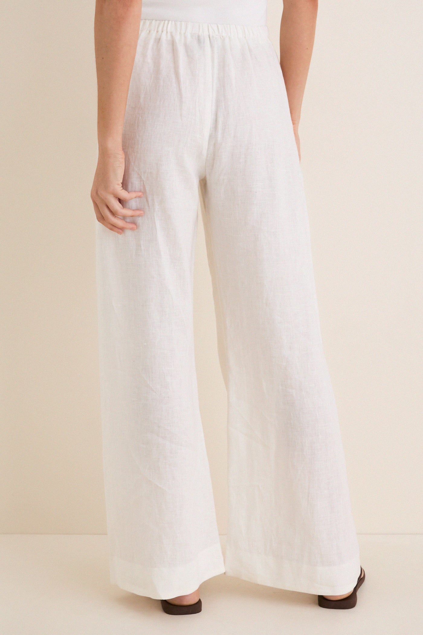Porcelain Linen Anya Pants
