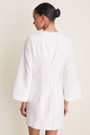 Ivory Linen Shell Hardware Etta Mini Caftan
