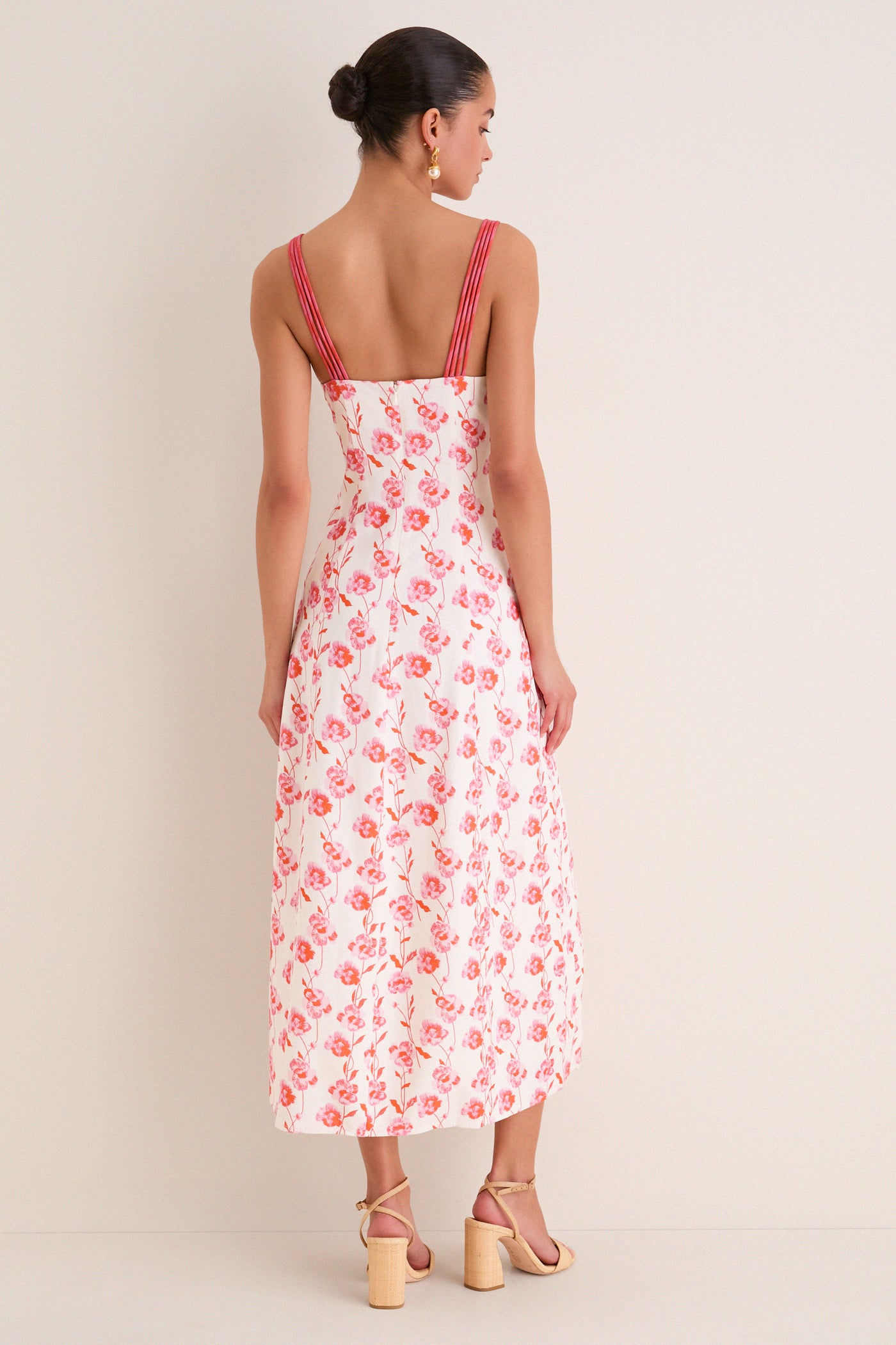Poppy Trellis Floral Cordelia Maxi Dress