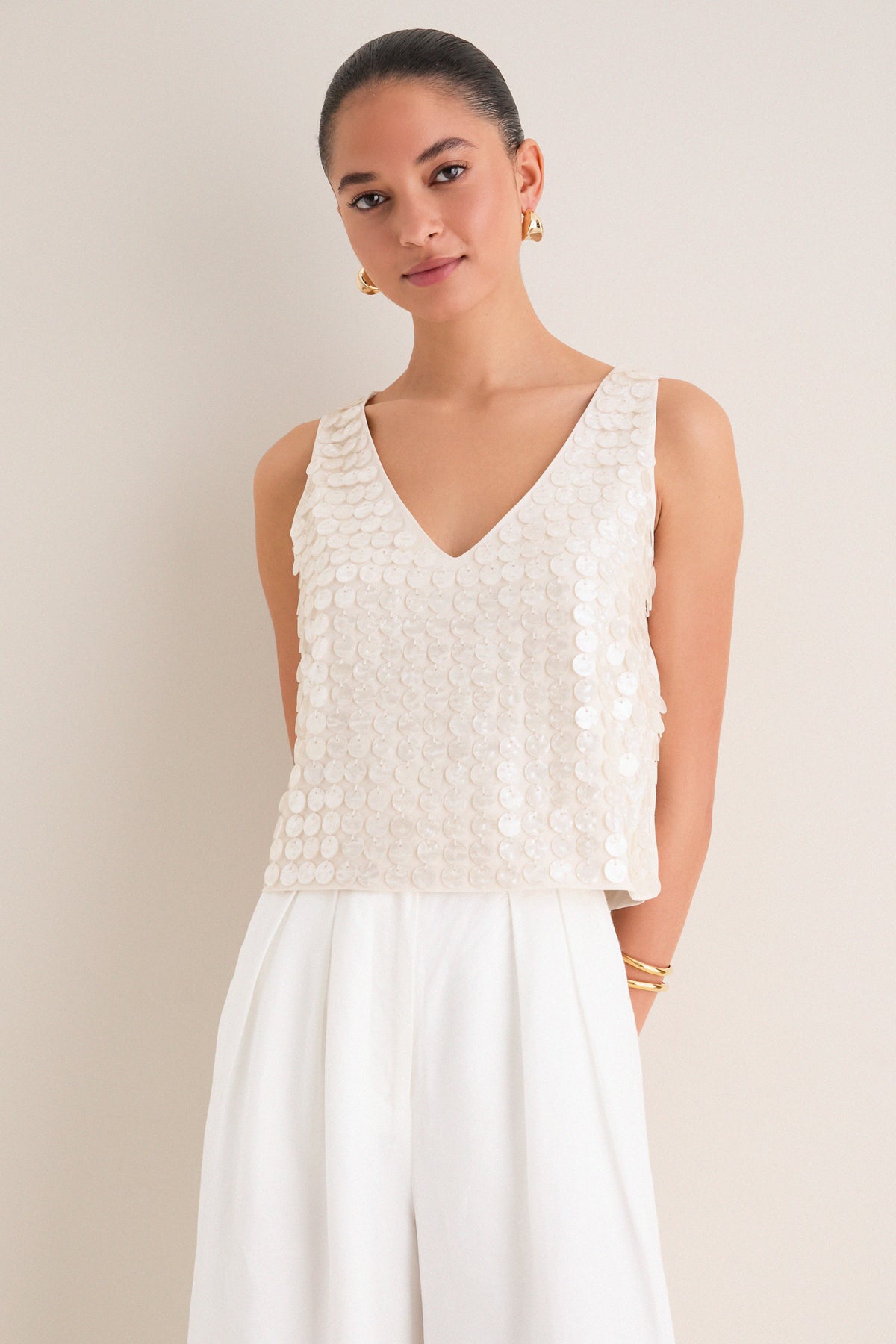 Pearl Shells Disco Tank