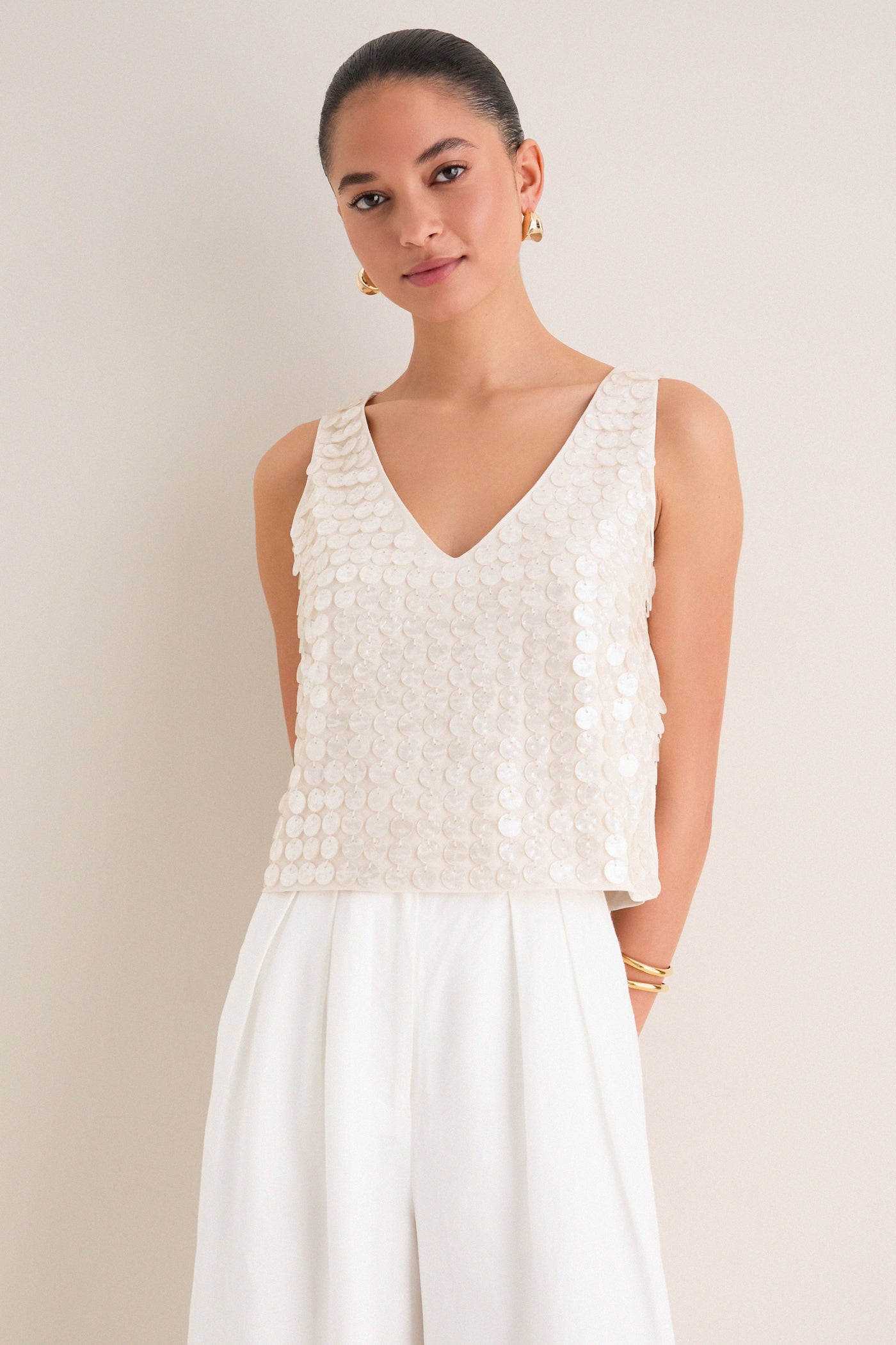 Pearl Shells Disco Tank