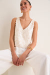 Pearl Shells Disco Tank