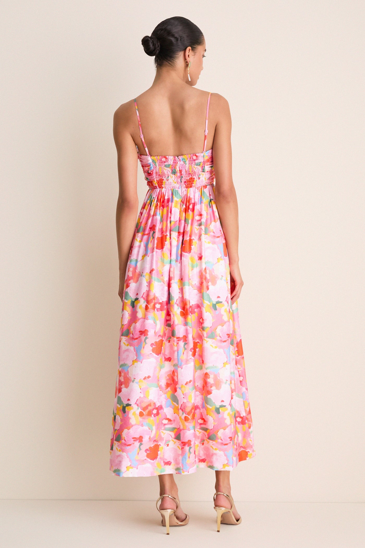 Pink Multi Watercolor Harper Maxi Dress | Hyacinth House Pink Multi Watercolor Harper Maxi Dress | Hyacinth House