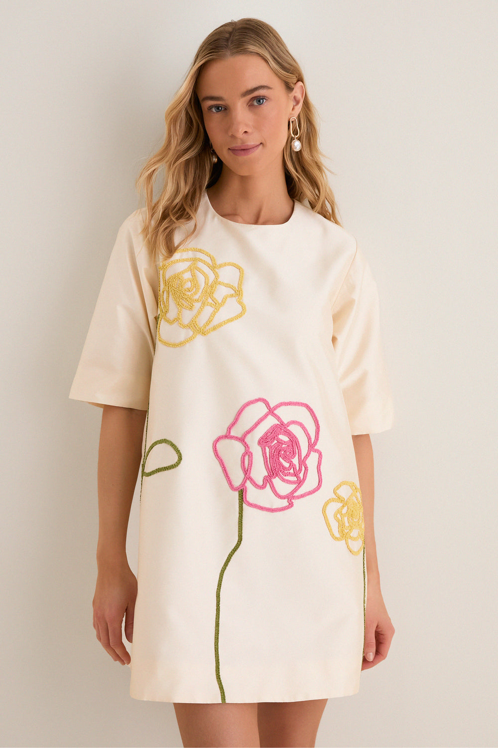 Ivory Budapest Mini Dress | Lovebirds Ivory Budapest Mini Dress | Lovebirds