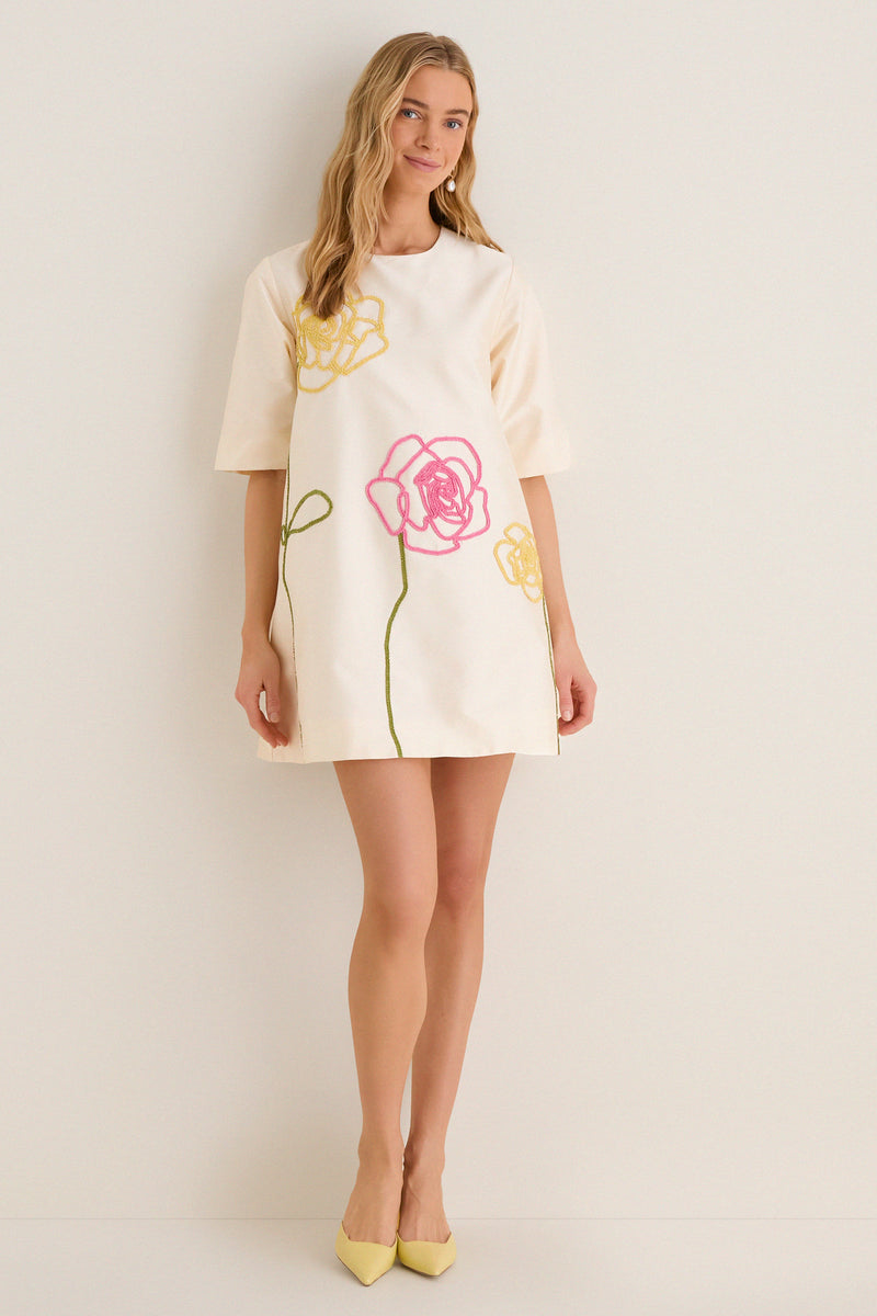 Ivory Budapest Mini Dress