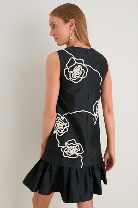 Onyx and Ivory Florentina Petal Mini Dress